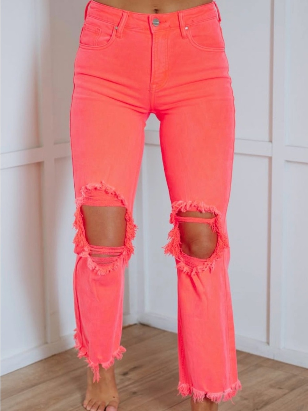 Willow Risen Jeans Coral